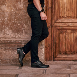 Zapatos elegantes para hombre 840 negro
