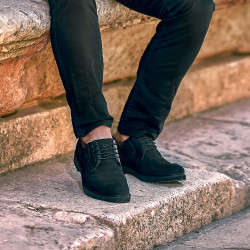 Zapatos casuales para hombre 881 bufo negro
