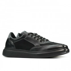 Zapatos casuales/deportivos para hombre 906 negro combinado