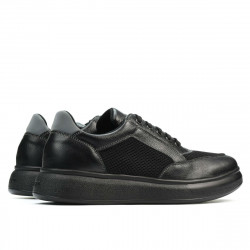 Zapatos casuales/deportivos para hombre 906 negro combinado