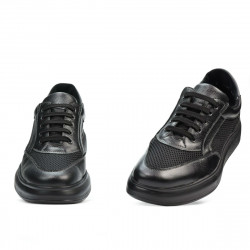 Zapatos casuales/deportivos para hombre 906 negro combinado