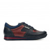 Zapatos niño 2002 índigo+bordó