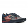 Zapatos niño 2002 índigo+bordó