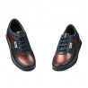 Zapatos niño 2002 índigo+bordó