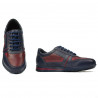 Zapatillas deportivas adolescentes 377 índigo+bordo