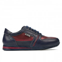 Zapatillas deportivas adolescentes 377 índigo+bordo