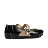 Zapatos para niños pequeños 68c charol negro combinado