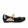 Zapatos para niños pequeños 68c charol negro combinado