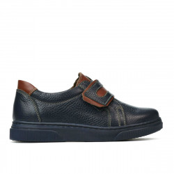 Zapatos para niños 2004 índigo+marrón