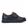 Zapatos para niños 2004 índigo+marrón