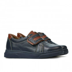 Zapatos para niños 2004 índigo+marrón