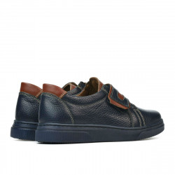 Zapatos para niños 2004 índigo+marrón