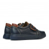 Zapatos para niños 2004 índigo+marrón