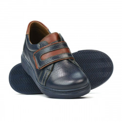 Zapatos para niños 2004 índigo+marrón
