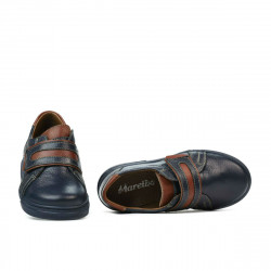 Zapatos para niños 2004 índigo+marrón