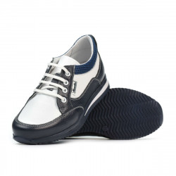 Zapatos para niños 2001 índigo+blanco