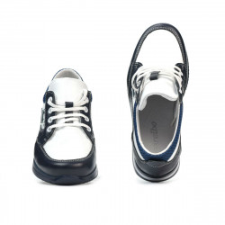 Zapatos para niños 2001 índigo+blanco