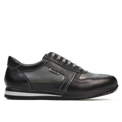 Zapatos para adolescentes 377 negro+gris