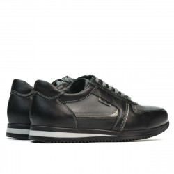 Zapatos para adolescentes 377 negro+gris