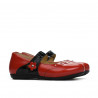 Zapatos para niños pequeños 68c charol rojo combinado