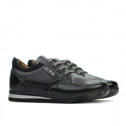 Zapatos para niños 2001 negro+gris