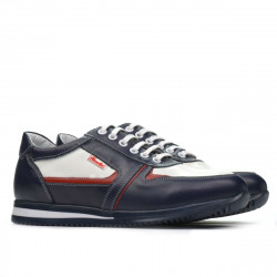 Zapatillas deportivas adolescentes 377 índigo+blanco