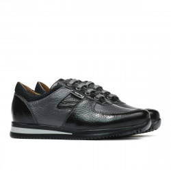 Zapatos para niños 2002 negro+gris