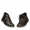 Botines mujer 7101 café