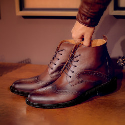 Botas para hombres 494 a café lifestyle