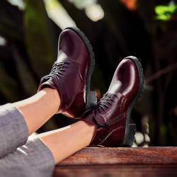 Botines de mujer 3329 burdeos lifestyle