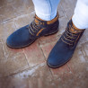 Botines hombres 4100 nobuk índigo lifestyle