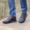 Zapatos casuales para hombre 4110 índigo+negro