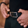 Cinturón hombre 35b negro+biz negro lifestyle