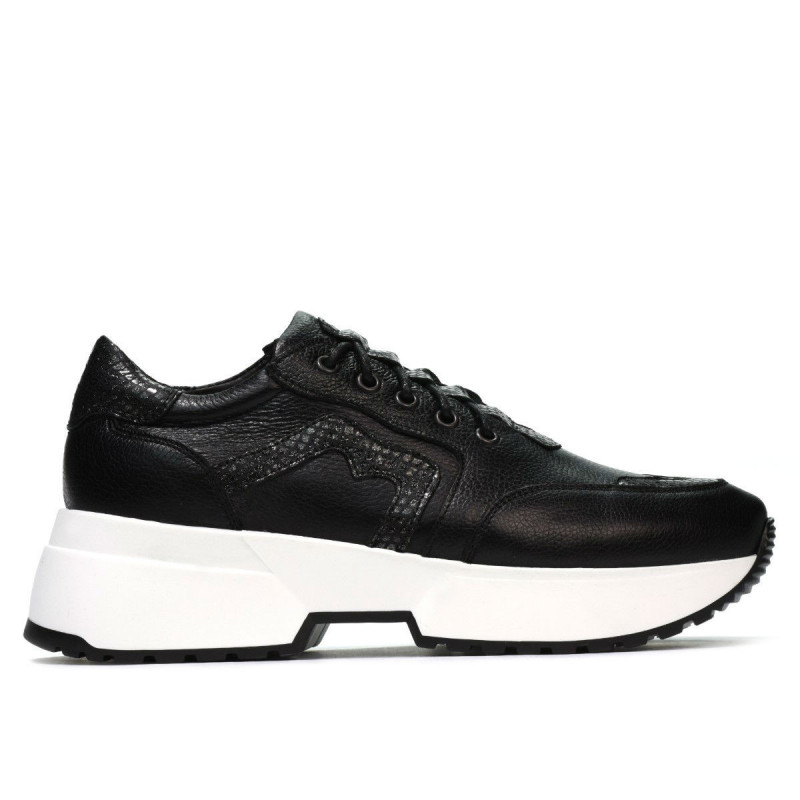 Deportivos de mujer 6019 negro combinado