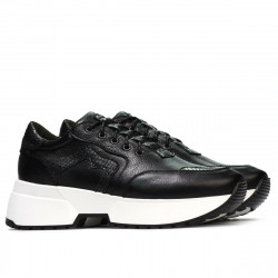 Deportivos de mujer 6019 negro combinado