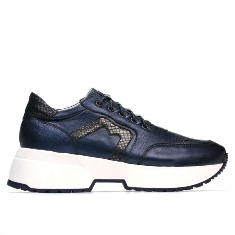 Zapatillas deportivas de mujer 6019 índigo nácar combinado