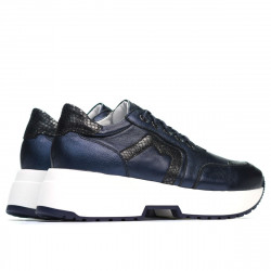 Zapatillas deportivas de mujer 6019 índigo nácar combinado