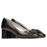 Zapatos elegantes de mujer 1274 marrón nácar