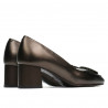 Zapatos elegantes de mujer 1274 marrón nácar