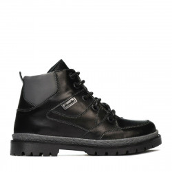 Botas para niños 3017 negro+gris