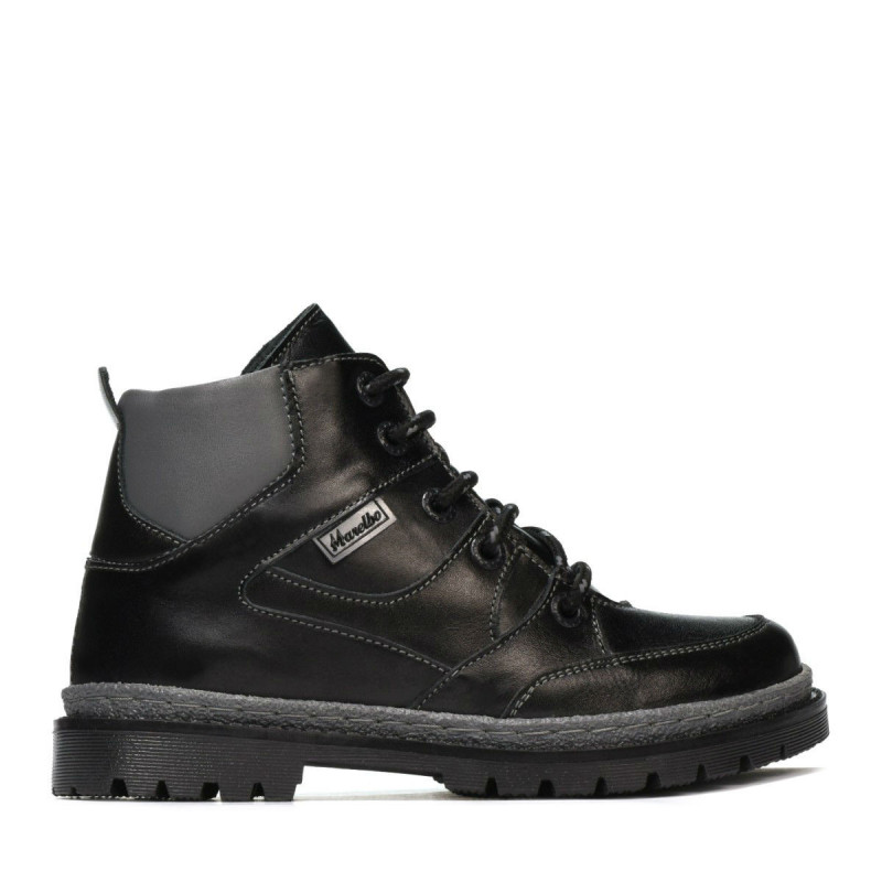 Botas para niños 3017 negro+gris