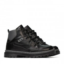Botas para niños 3017 negro+gris