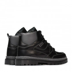 Botas para niños 3017 negro+gris
