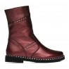 Botas infantiles 3019 burdeos nacarado