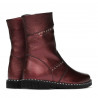 Botas infantiles 3019 burdeos nacarado
