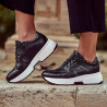 Deportivos de mujer 6019 negro combinado