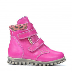 Bota para niños pequeños 32c rosa+tigre