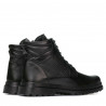 Botines para hombres 4119 negro combinado