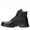 Botines para hombres 4119 negro combinado