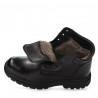 Botines para hombres 4119 negro combinado